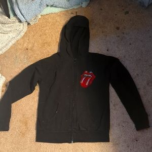 Black zip up sweater